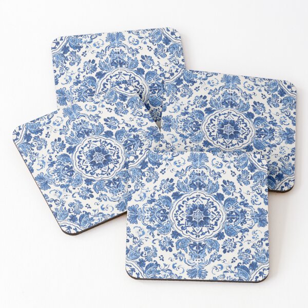 Item preview, Traditional Chinese Porcelain Royal Delft Blue Pattern designed and sold by GrinGalore.