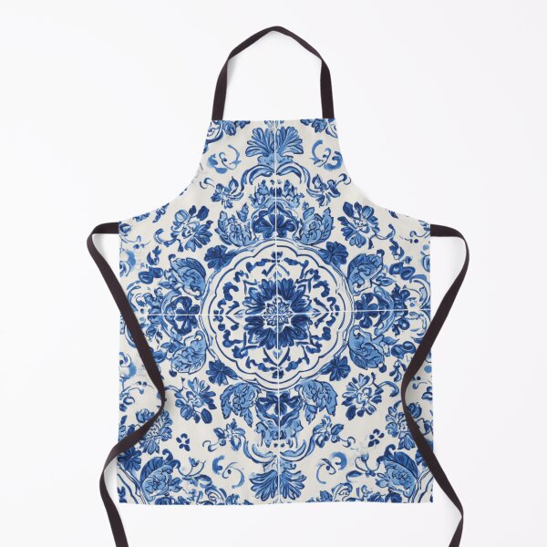 Item preview, Traditional Chinese Porcelain Royal Delft Blue Pattern designed and sold by GrinGalore.
