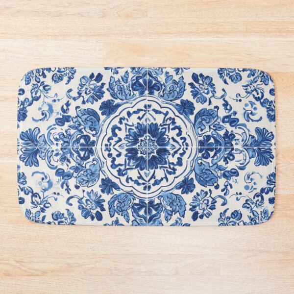 Item preview, Traditional Chinese Porcelain Royal Delft Blue Pattern designed and sold by GrinGalore.