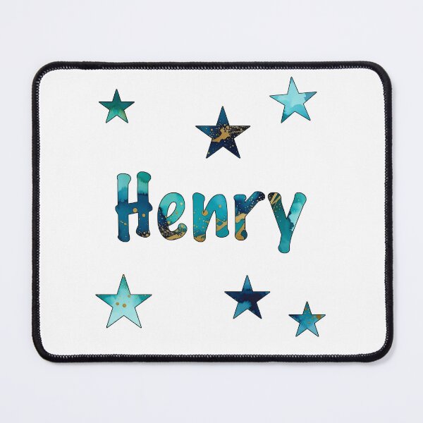 Item preview, Watercolor Name Henry with Stars designed and sold by katifinell.