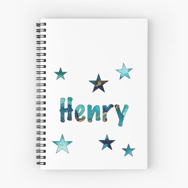 Item preview, Watercolor Name Henry with Stars designed and sold by katifinell.