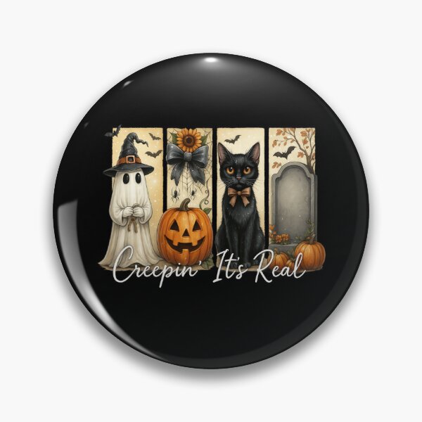 Item preview, Halloween Ghost Pumpkin Spider Cat Gravestone Design designed and sold by Gallory Hive.