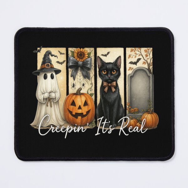 Item preview, Halloween Ghost Pumpkin Spider Cat Gravestone Design designed and sold by Gallory Hive.