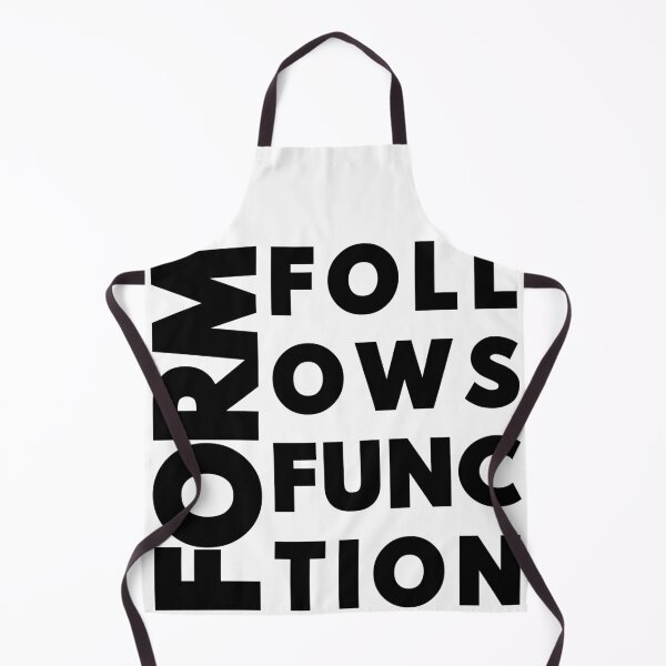 Item preview, Form Follows Function - Modernist Architecture & Design Typography designed and sold by MerchPOW.
