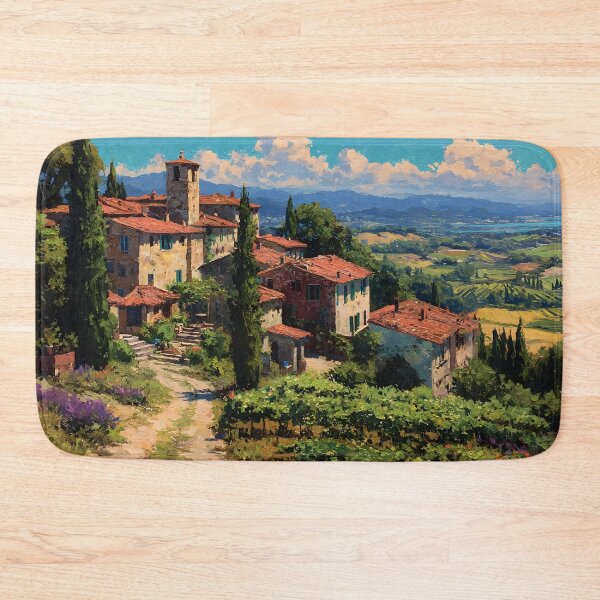Item preview, Picturesque Tuscan Countryside Village designed and sold by daila70.