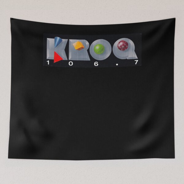 Item preview, KROQ 106.7 Los Angeles 80s Alt Rock Radio Station Design  designed and sold by jshuang.