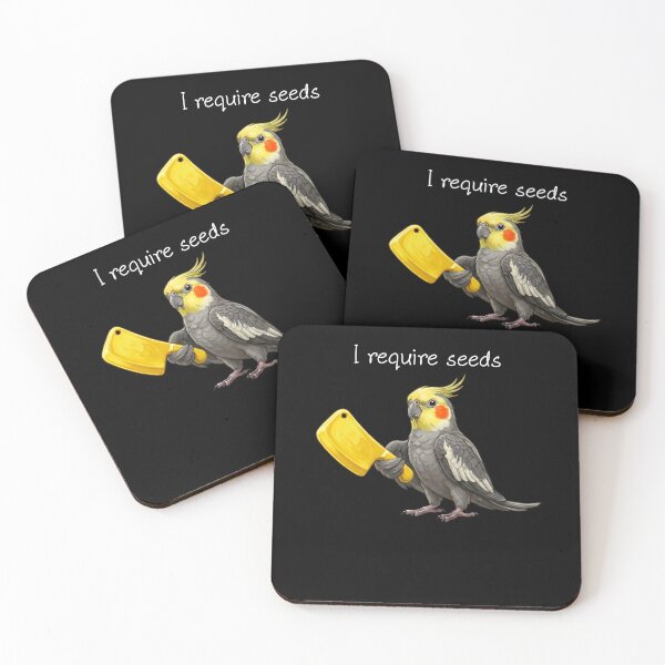Item preview, Funny Cockatiel Parrot Require Seeds Bird Lover designed and sold by TerryConnells.