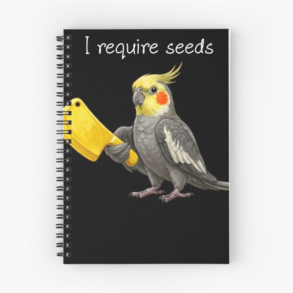 Item preview, Funny Cockatiel Parrot Require Seeds Bird Lover designed and sold by TerryConnells.