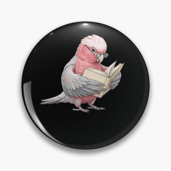 Item preview, Funny Cockatoo Galah Parrots Reading Book Bird Lover designed and sold by TerryConnells.