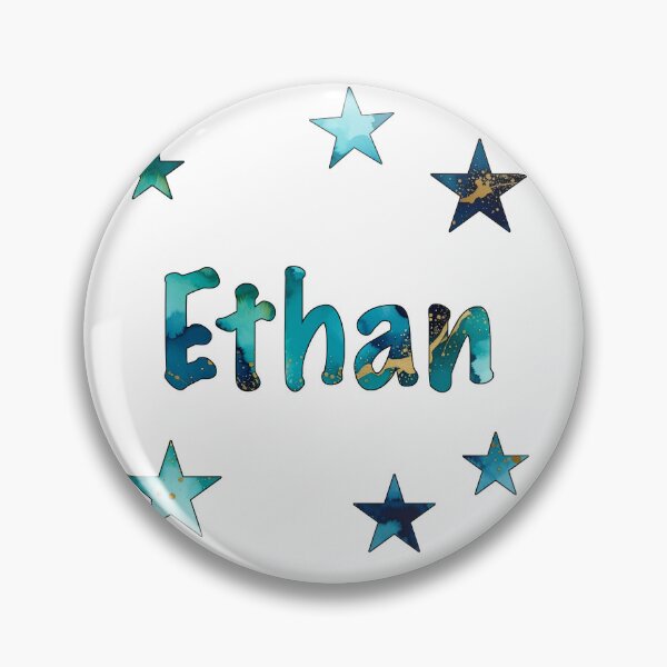 Item preview, Watercolor Name Ethan with Stars designed and sold by katifinell.