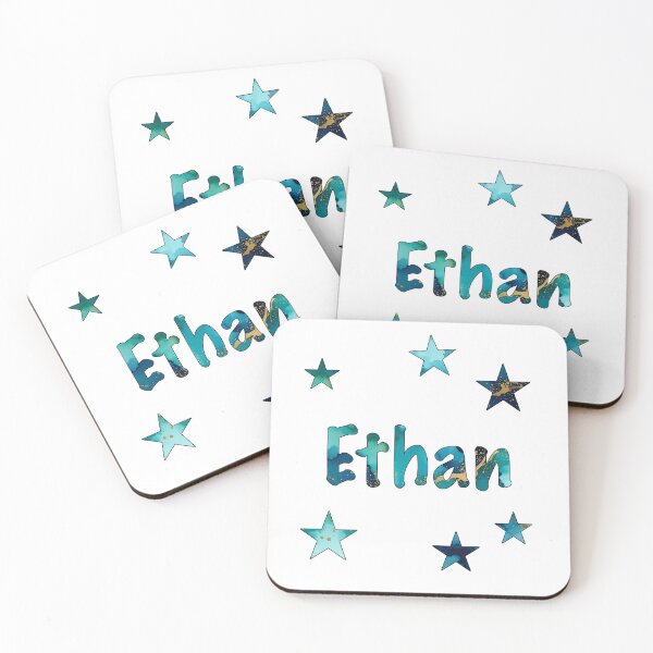 Item preview, Watercolor Name Ethan with Stars designed and sold by katifinell.