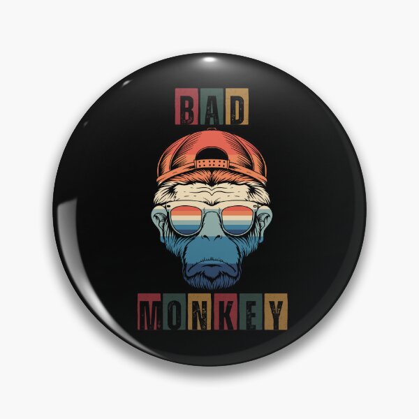 Item preview, Retro Bad Monkey Cool Ape Design designed and sold by PRAKASHJENA2809.