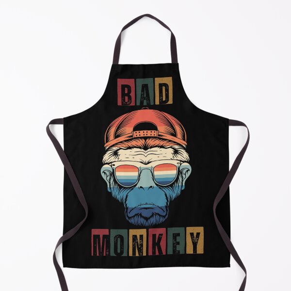 Item preview, Retro Bad Monkey Cool Ape Design designed and sold by PRAKASHJENA2809.