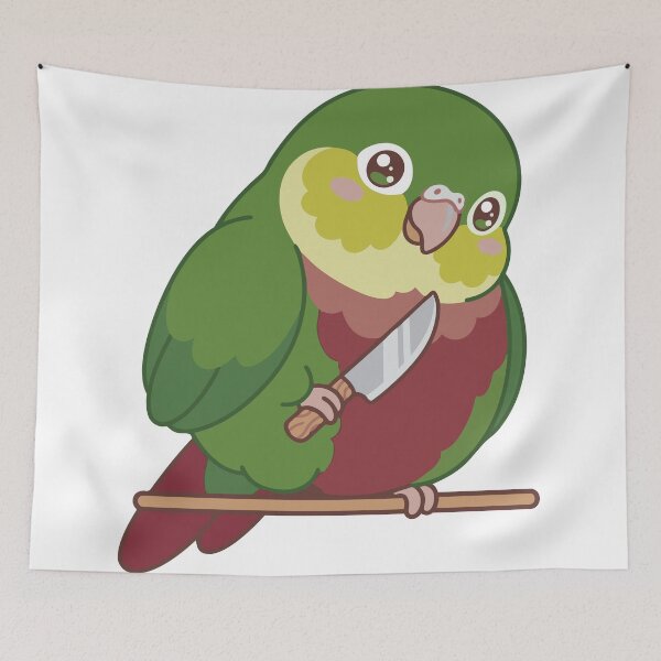 Item preview, I Chose Violence Funny Green Cheeked Conure Meme designed and sold by Petzzz.