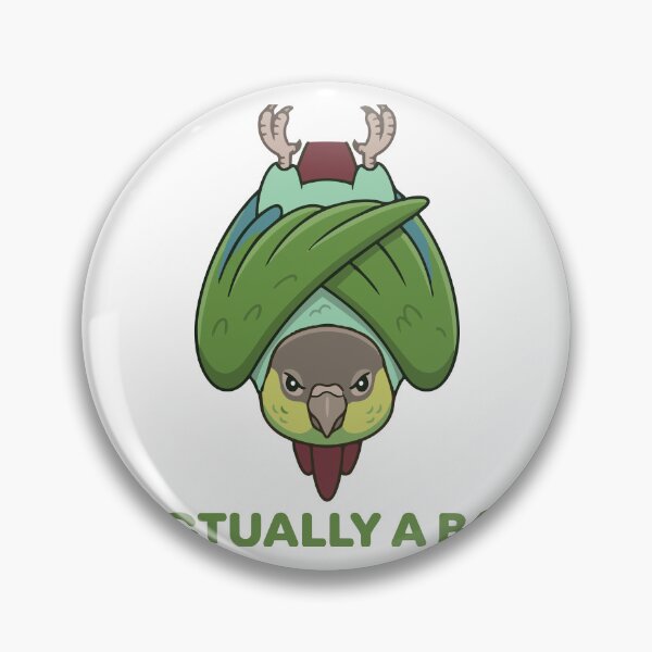 Item preview, Actually A Bat Funny Upside Down Green Cheeked Conure designed and sold by Petzzz.