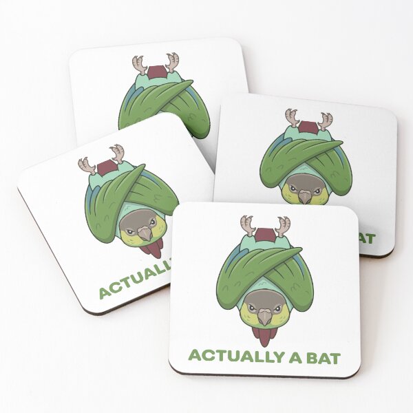 Item preview, Actually A Bat Funny Upside Down Green Cheeked Conure designed and sold by Petzzz.