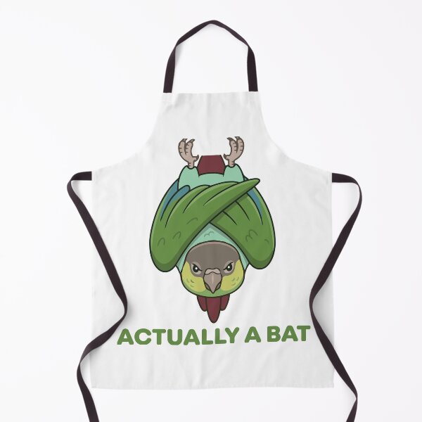 Item preview, Actually A Bat Funny Upside Down Green Cheeked Conure designed and sold by Petzzz.