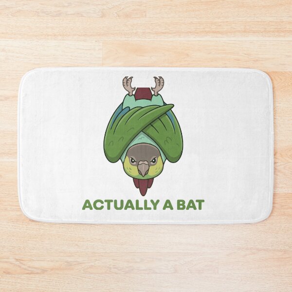 Item preview, Actually A Bat Funny Upside Down Green Cheeked Conure designed and sold by Petzzz.