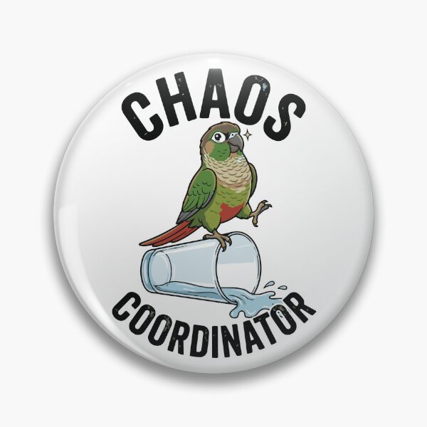 Item preview, Chaos Coordinator Funny Green Cheeked Conure designed and sold by Petzzz.