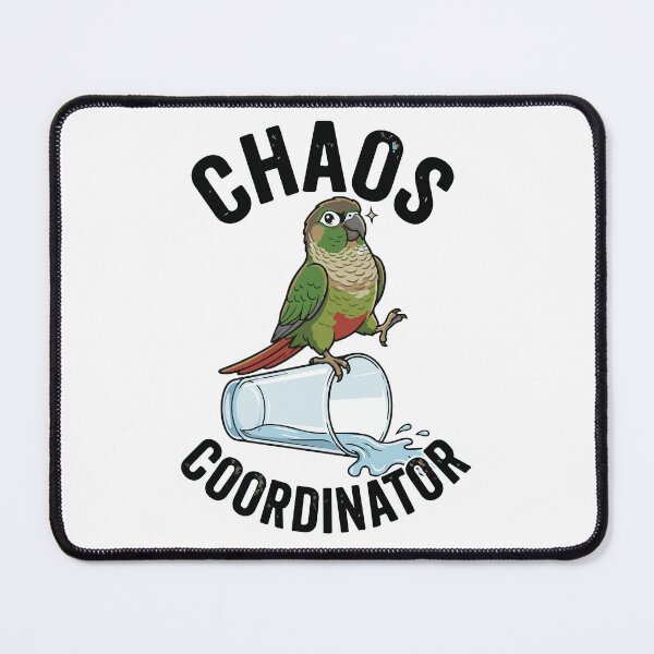Item preview, Chaos Coordinator Funny Green Cheeked Conure designed and sold by Petzzz.