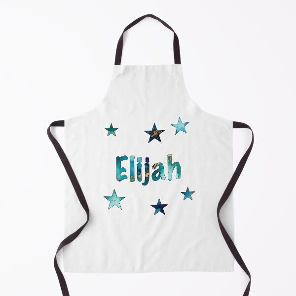 Item preview, Watercolor Name Elijah with Stars designed and sold by katifinell.