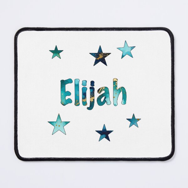 Item preview, Watercolor Name Elijah with Stars designed and sold by katifinell.