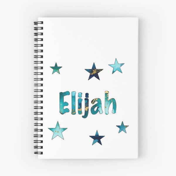 Item preview, Watercolor Name Elijah with Stars designed and sold by katifinell.