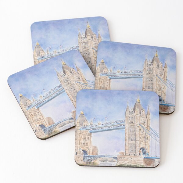 Item preview, Tower bridge watercolour painting  designed and sold by ColorandColor.