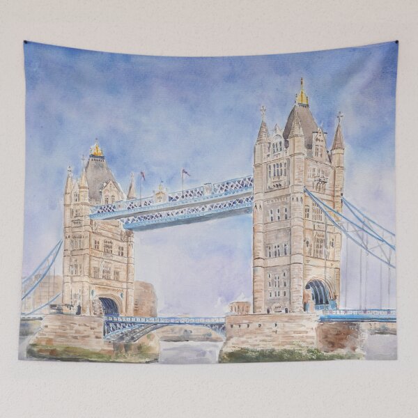 Item preview, Tower bridge watercolour painting  designed and sold by ColorandColor.