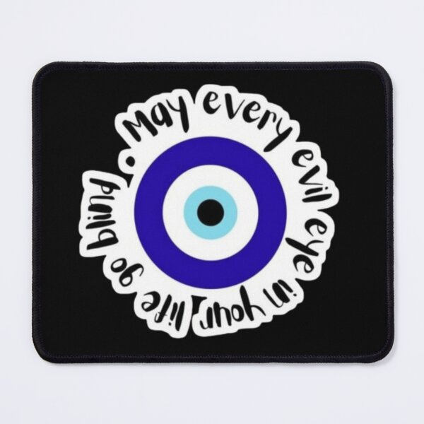 Item preview, Evil Eye Protection Nazar Spiritual Quote Art designed and sold by DESIGN DIMENSION .