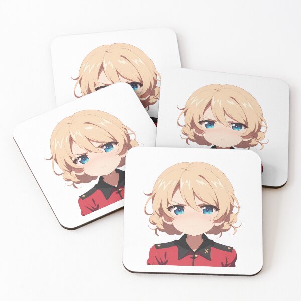 Item preview, Darjeeling Girls Und Panzer Chibi Angry Pout designed and sold by 108Recordings.