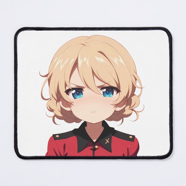 Item preview, Darjeeling Girls Und Panzer Chibi Angry Pout designed and sold by 108Recordings.
