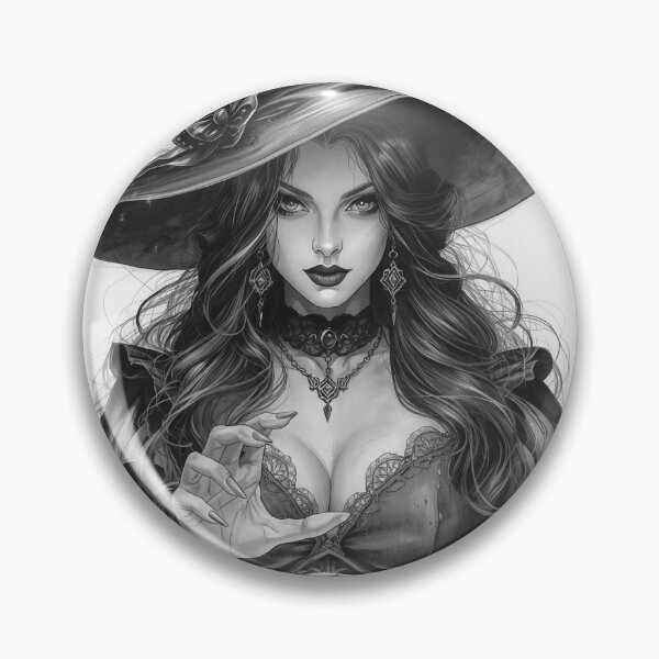 Item preview, Mystical Witch Woman Gothic Illustration designed and sold by BlondeBalance.