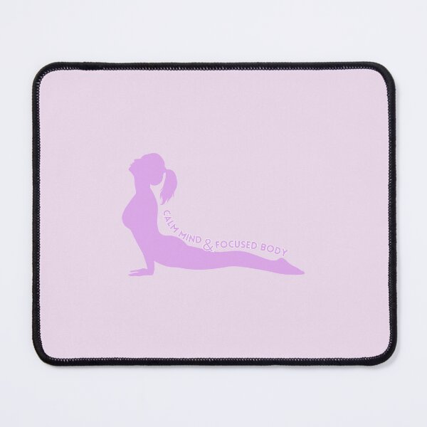 Item preview, Calm Mind & Focused Body – Minimalist Yoga Silhouette designed and sold by Claudi's Palette.