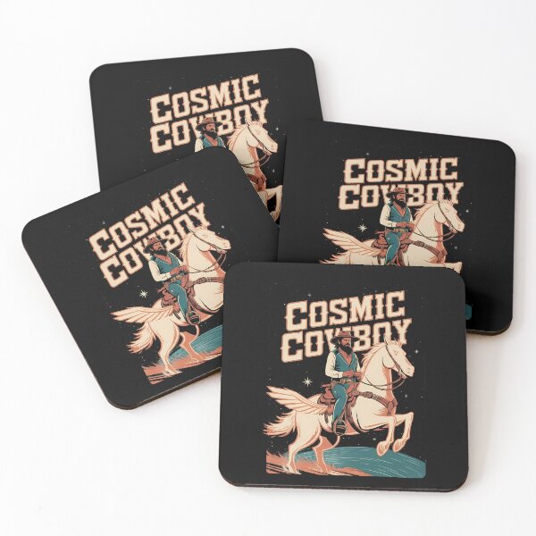 Item preview, Galactic Rider with a Beard - Cosmic Cowboy designed and sold by Art-Arcade6.
