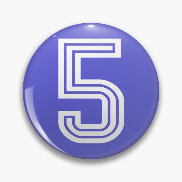 Item preview, Number 5, White Five designed and sold by Jeallan Designs.
