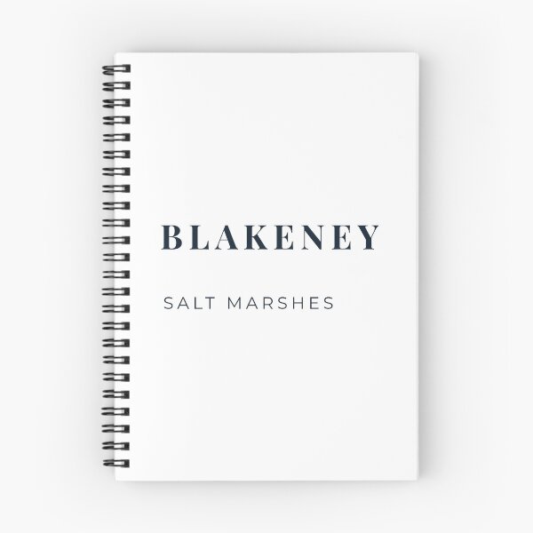 Item preview, Blakeney Salt Marshes Norfolk Minimalist Typography Coastal Poster designed and sold by MyriadNorfolk.