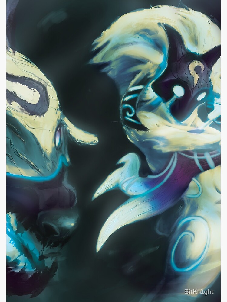 "League of Legends Kindred Fan Art" Spiral Notebook by