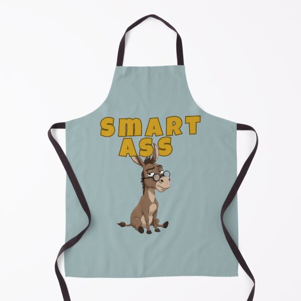Item preview, Smart Ass: Funny Intellectual Donkey Pun Art designed and sold by CloudyCatArt.