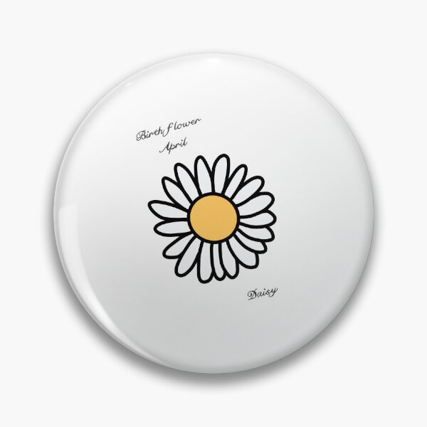 Item preview, Flower Month Daisy April Hand drawn Cute Birth Month Flower Hand made      designed and sold by khulisara246.