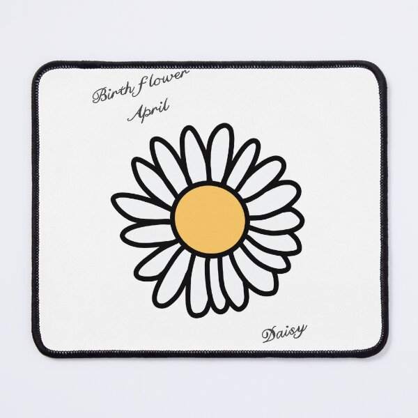 Item preview, Flower Month Daisy April Hand drawn Cute Birth Month Flower Hand made designed and sold by khulisara246.
