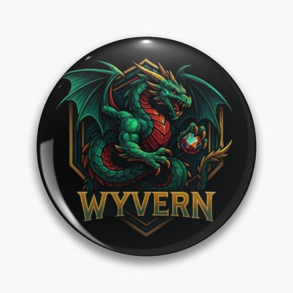 Item preview, Dragones Wyvern: Criaturas míticas de dos patas | Heráldica europea, bestias fantásticas, serpientes aladas y monstruos legendarios designed and sold by Typologystudios.