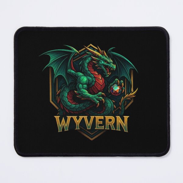 Artikelvorschau, Wyvern-Drachen – Mythische zweibeinige Drachenwesen | Europäische Heraldik, Fantasiewesen, geflügelte Schlange & Legendäres Monster entworfen und verkauft von Typologystudios.