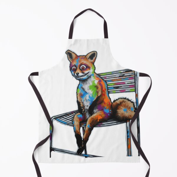 Item preview, Vibrant Urban Fox: A Graffiti Masterpiece designed and sold by MessyButQualified.