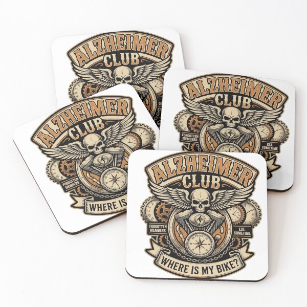 Item preview, Alzheimer Motor Club Patch | Funny Memory designed and sold by BassLineDesign.