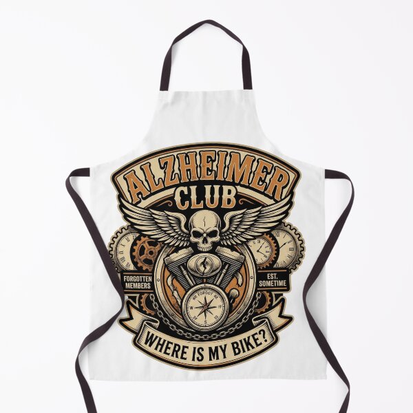 Item preview, Alzheimer Motor Club Patch | Funny Memory designed and sold by BassLineDesign.