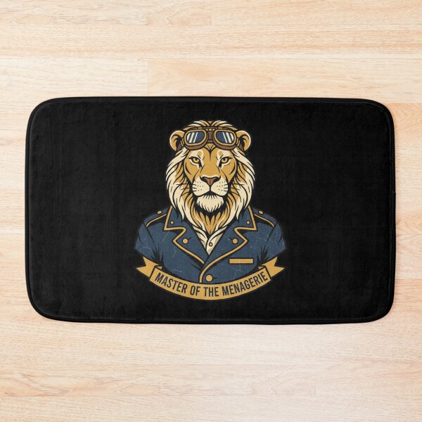 Item preview, Master of the Menagerie Vintage Lion Aviator Zookeeper designed and sold by BlissHalo.