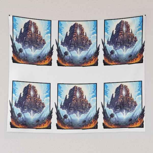Item preview, Ancient Mystic Tower Gateway to a Lost Realm designed and sold by Dzblack.