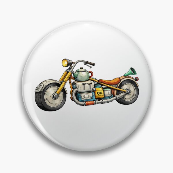 Item preview, Whimsical Motorcycle Made from Repurposed Household Items designed and sold by octozap.