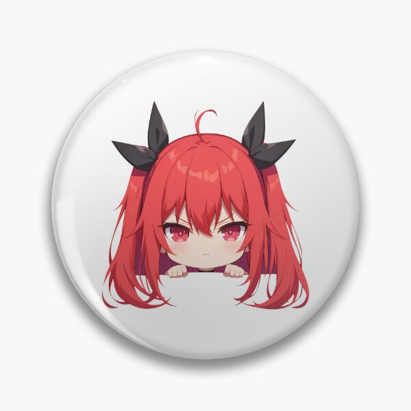 Item preview, Kotori Itsuka Date A Live Chibi Angry Pout designed and sold by 108Recordings.